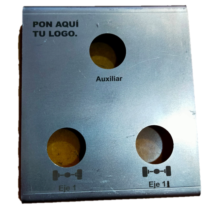 Placa de presión ejes, placa de presión, ITV, camión, truck, pressure plate, solar, panel solar, placas presión ITV